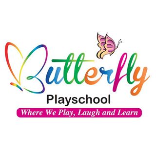 Nursery logo Butterfly playschool